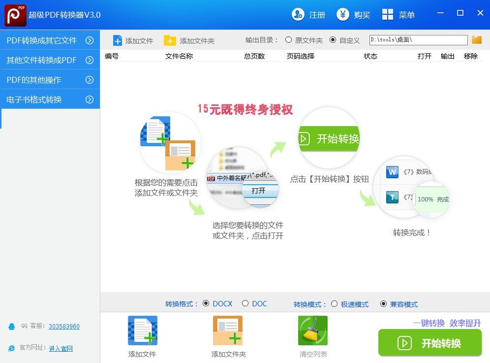 超级pdf转换器,PDF转换软件,PDF转Word