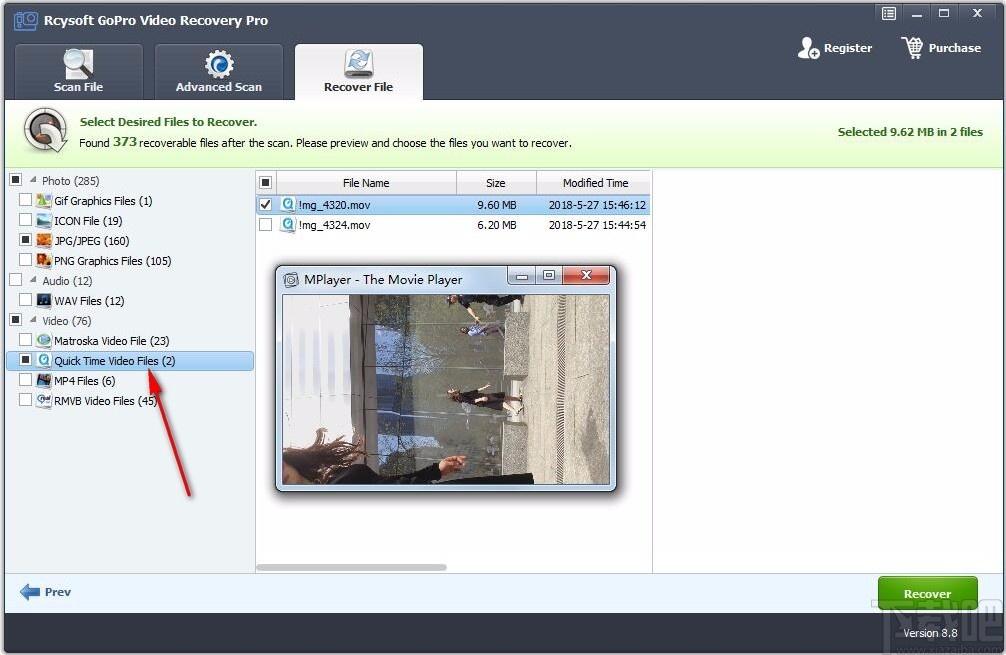 Free GoPro Video Recovery下载,GoPro视频恢复工具