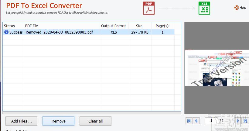 Adept PDF to Excel Converter下载,PDF转Excel转换器