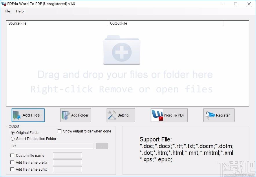 PDFdu Word To PDF Converter下载,Word转PDF,转换翻译,文档转换