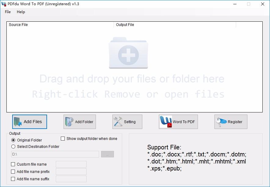 PDFdu Word To PDF Converter下载,Word转PDF,转换翻译,文档转换