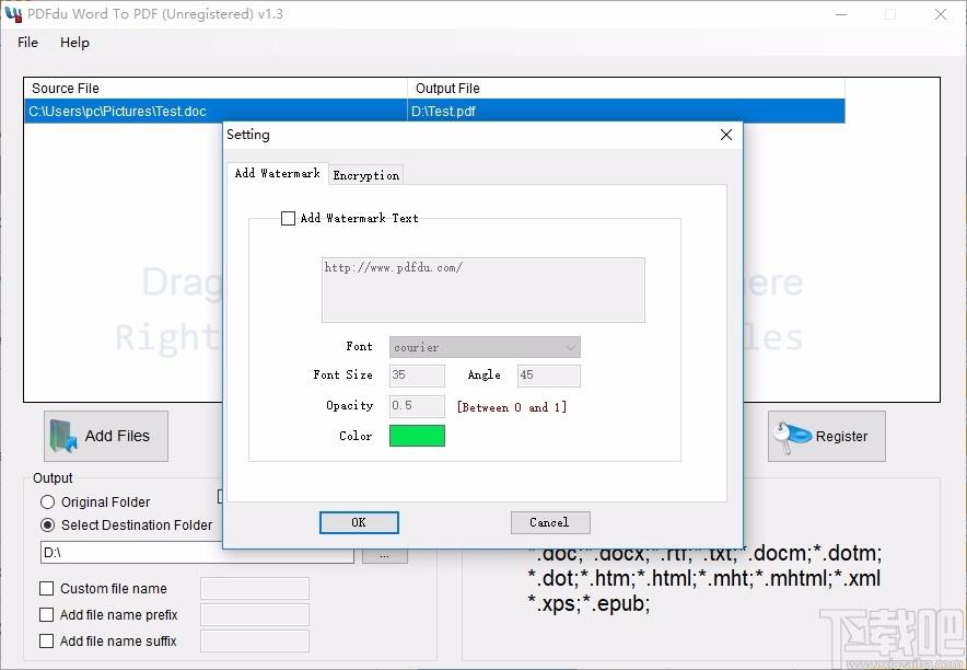PDFdu Word To PDF Converter下载,Word转PDF,转换翻译,文档转换