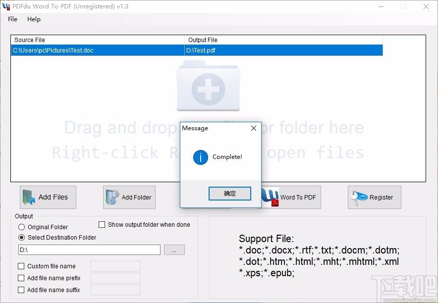 PDFdu Word To PDF Converter下载,Word转PDF,转换翻译,文档转换