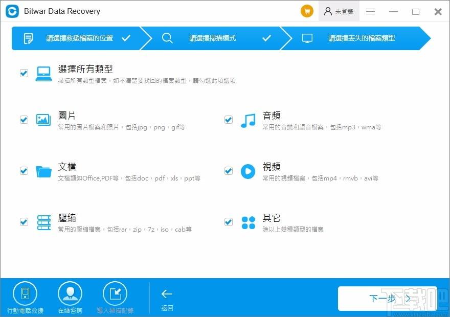 Bitwar Data Recovery下载,数据恢复软件,数据恢复