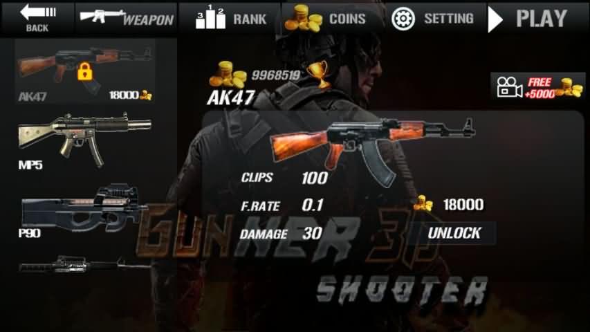 枪手射击3d手机游戏下载,枪手射击3d,枪战游戏,射击游戏